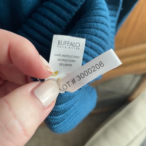 Buffalo David Bitton Cable Knit Cowl Neck Sweater - Picture 7 of 7